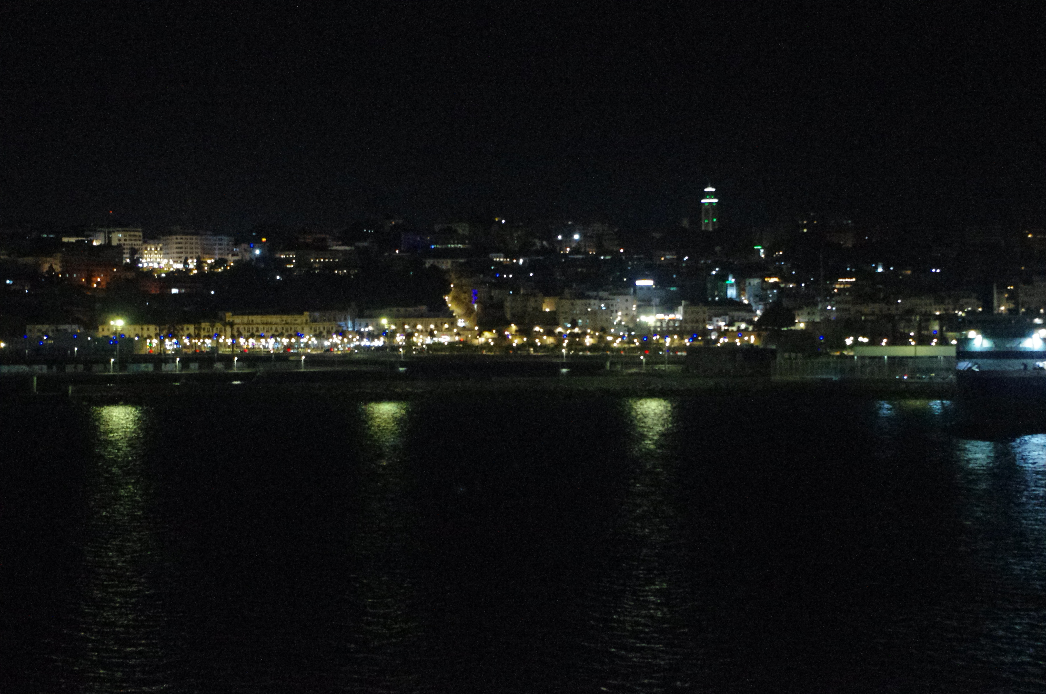 Tangiers at Night 19 Sept 2025